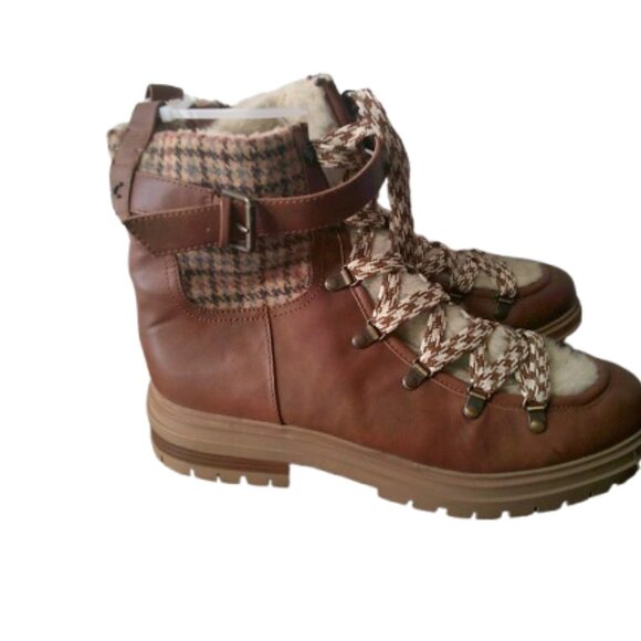 Circus by Sam Edelman Gretchen Hiker Boots (Dark Golden Caramel) Womens Size 12M - Picture 5 of 8